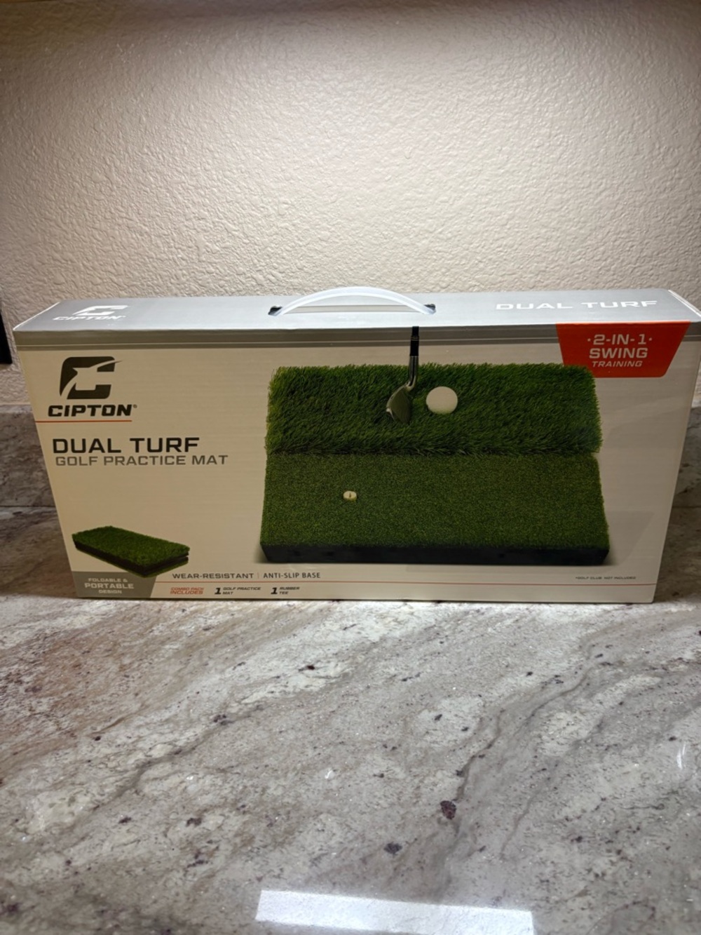 Dual Turf Golf Practice Mat — Green